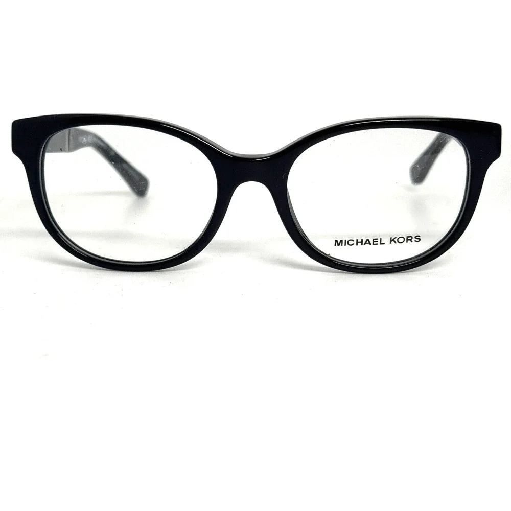 Michael Kors MK 4032 Rania III 3168 Womens Black‎ Round Eyeglasses 49-17 H1903
